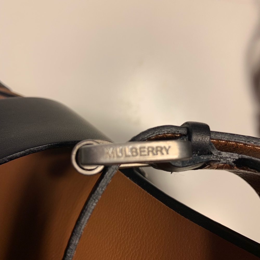 Mulberry Black Vachetta Leather Garden Sandals. - Picture 7 of 8